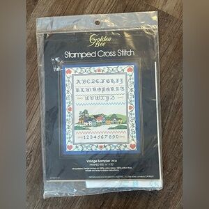 Golden Bee Stitchery The Village‎ Sampler Stitch Kit 16"x20" #20134 NEW